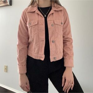 Pink Hollister Jean Jacket